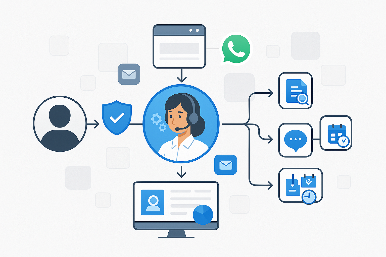 Asistentes virtuales personalizados en GEDX